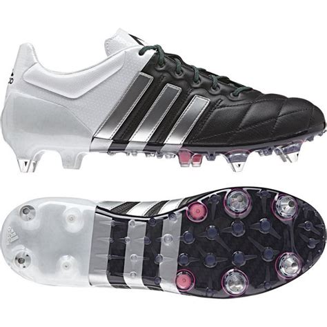 adidas ace 15.1 sg leder schwarz silber|Adidas Ace15.1 Leather .